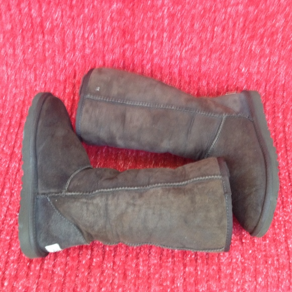 UGG Classic Tall II Boots Sheepskin Leather 6W - Picture 7 of 10